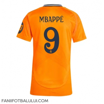Real Madrid Kylian Mbappe #9 Tricou Fotbal Replică 2024-25 Femei Deplasare